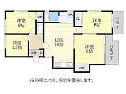ノーメルやしろ 4LDKの間取図画像