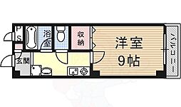 ホーステール作の山 1Kの間取図画像