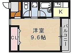 シャンブル平野 2階