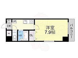 プリミエール御器所 1Kの間取図画像