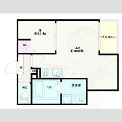 物件の間取り