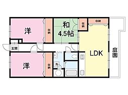ホーユウパレス新潟亀田 3LDKの間取図画像