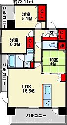 間取図画像 3LDK