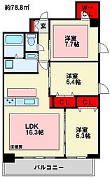 間取図画像 3LDK