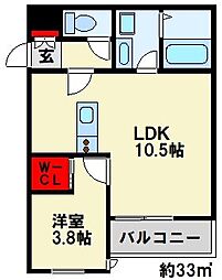 Crecia片野II 2階/203