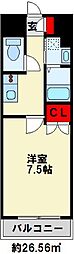 リファレンス小倉駅前 1Kの間取図画像