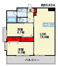 フェルト1021 6階/601