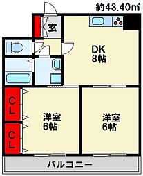 シャルム中島 7階/702