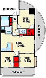 オークランドアサート小倉 8階