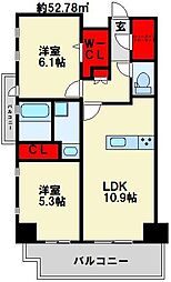 サンレリウス小倉駅南 8階