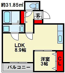 物件の間取り