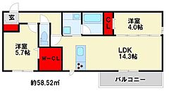 物件の間取り
