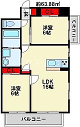 北九州都市モノレール小倉線 平和通駅 徒歩18分 8階/-