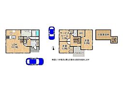 香芝市磯壁5丁目　新築一戸建て　4号棟