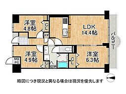 間取図画像 3LDK