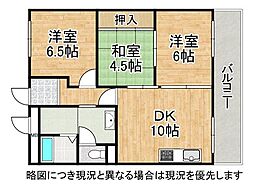 間取図画像 3DK