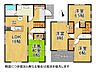 間取り：収納が充実した広々4LDKです。日当たり、通風良好です。