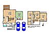 間取り：全居室6帖以上のゆとりある4SLDK ！南向きで陽当り・通風良好な明るい住まい