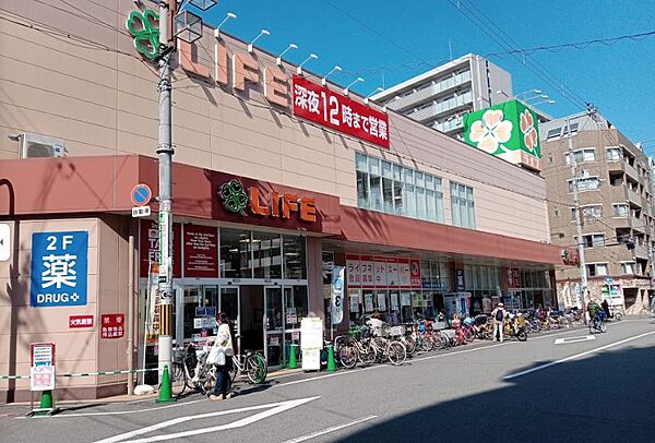 画像24:【スーパー】ライフ 大国町店まで392ｍ
