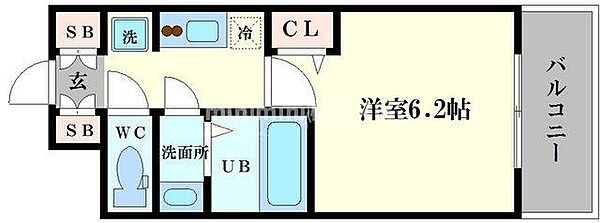 プレサンス難波インフィニティ ｜大阪府大阪市浪速区日本橋東2丁目(賃貸マンション1K・10階・21.66㎡)の写真 その2