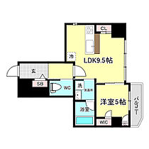 La CASA 上汐 601 ｜ 大阪府大阪市天王寺区上汐4丁目5-8（賃貸マンション1LDK・6階・40.88㎡） その2