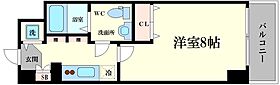 ルクレ難波　(旧：CASSIA難波)  ｜ 大阪府大阪市浪速区敷津西1丁目（賃貸マンション1K・11階・25.56㎡） その2