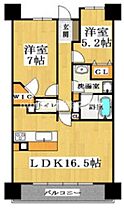 CITY SPIRE難波グレイス 206 ｜ 大阪府大阪市浪速区稲荷2丁目7番地1号（賃貸マンション2LDK・2階・64.02㎡） その2