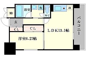 S-FORT桜川 101 ｜ 大阪府大阪市浪速区幸町3丁目（賃貸マンション1LDK・1階・44.03㎡） その2