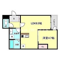 Mew Style Apartment  ｜ 大阪府大阪市阿倍野区松虫通3丁目（賃貸アパート1LDK・3階・35.36㎡） その2