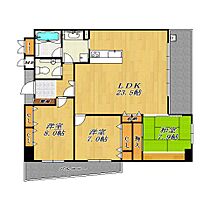 帝塚山松寿庵  ｜ 大阪府大阪市住吉区帝塚山東1丁目（賃貸マンション3LDK・3階・119.32㎡） その2