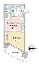 ドゥーエなんば南 407 ｜ 大阪府大阪市浪速区敷津西1丁目（賃貸マンション1DK・4階・41.29㎡） その2