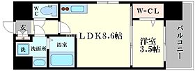 ミラージュパレス難波幸町  ｜ 大阪府大阪市浪速区幸町2丁目（賃貸マンション1LDK・3階・32.34㎡） その2