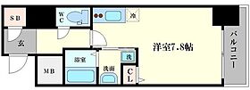 ビバーナ日本橋  ｜ 大阪府大阪市浪速区日本橋5丁目（賃貸マンション1K・12階・25.36㎡） その2