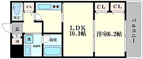 Mayfer  ｜ 大阪府大阪市西成区梅南3丁目（賃貸マンション1LDK・2階・40.14㎡） その2