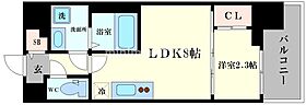 セレニテ日本橋ミラク 401 ｜ 大阪府大阪市浪速区日本橋東1丁目（賃貸マンション1LDK・4階・28.00㎡） その2