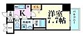 レジュールアッシュ大阪城WEST6階6.3万円