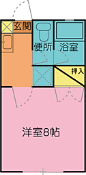 間取図画像 1K