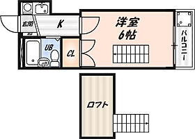 レステビュー桜ヶ丘北町  ｜ 大阪府高槻市桜ケ丘北町（賃貸アパート1K・2階・16.17㎡） その2