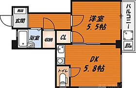 広沢第3ビル  ｜ 大阪府高槻市富田丘町（賃貸マンション1DK・2階・24.00㎡） その2