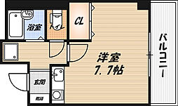 アーバンハイツ城北 ワンルームの間取図画像