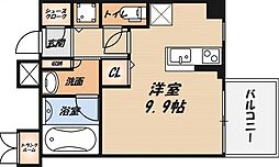 THEGARDENSUITE2 ワンルームの間取図画像