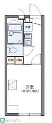 レオパレスキンモクセイ 1階1Kの間取り