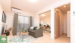 JR川越線 高麗川駅 徒歩5分の賃貸アパート 2階2LDKのリビング/ダイニング