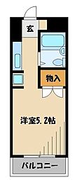 サンヴェール飯能 ワンルームの間取図画像