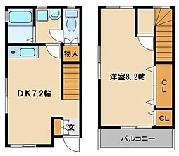 メゾン南山 1DKの間取図画像