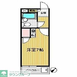 グランシャリオ飯能 ワンルームの間取図画像
