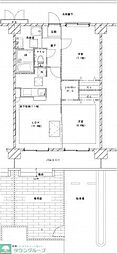 ルネスセードル 2LDKの間取図画像
