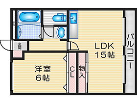 ニチモグリーンタウン10番館 815 ｜ 大阪府茨木市水尾３丁目（賃貸マンション1LDK・8階・45.00㎡） その2