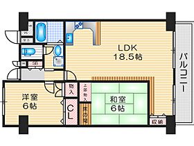 南茨木駅前ハイタウンＣ棟 1102 ｜ 大阪府茨木市沢良宜西１丁目（賃貸マンション2LDK・11階・68.00㎡） その2