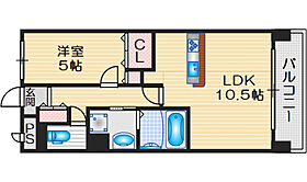 パークヒルズ高槻 205 ｜ 大阪府高槻市緑が丘３丁目（賃貸マンション1LDK・2階・39.70㎡） その2